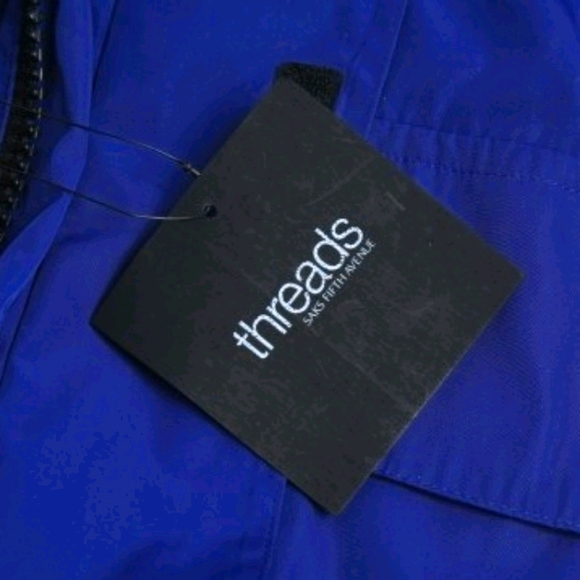 NWT Threads of Saks 5th Ave. Microfiber Wind Jacket - Picture 5 of 7